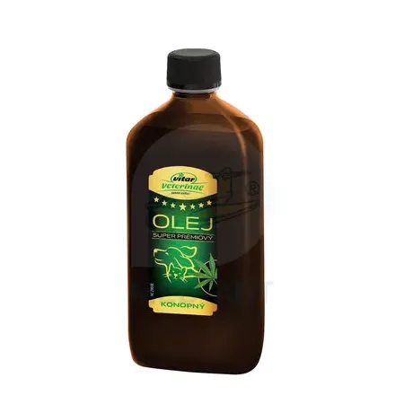 VETERINAE KONOPNY OLEJ 500ML VITAR 01