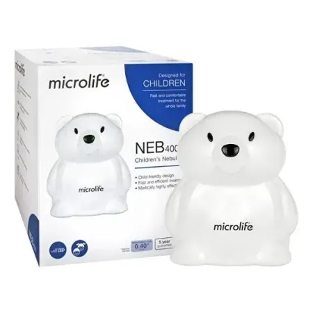 MICROLIFE NEB 400 detský kompresorový inhalátor – medveď