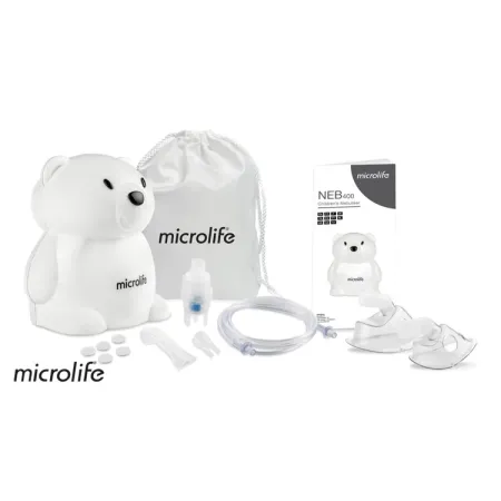MICROLIFE NEB 400 detský kompresorový inhalátor – medveď