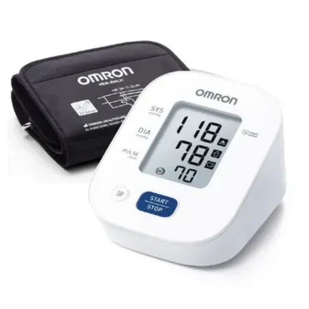 OMRON M2+ – tlakomer na rameno s Easy manžetou + adaptér, 1×1 set