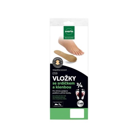 Vložky so srdiečkom a klenbou 3/4